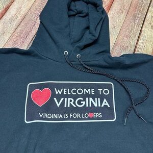 Virginia is for Lovers hoodie unisex size medium